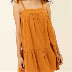 Loft beach baby doll mini dress